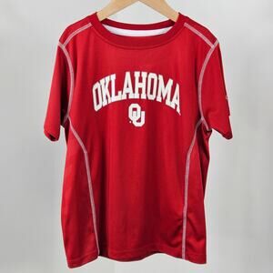 Champion University of Oklahoma Sooners OU Red Camo Shirt | Kid's Medium